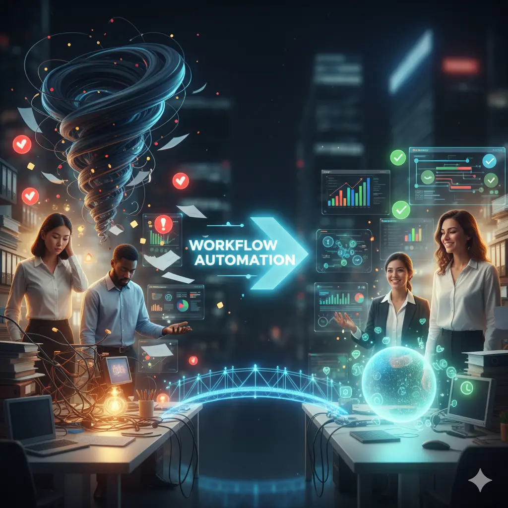 Employee satisfaction improvements from workflow automation